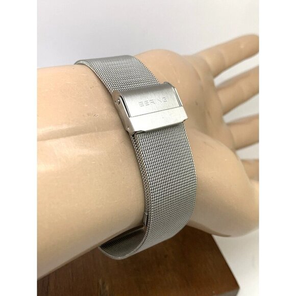 Bering Men's Watch 11938-003 Quartz Blue Dial Mesh Silver Stainless Stee… - Picture 11 of 15